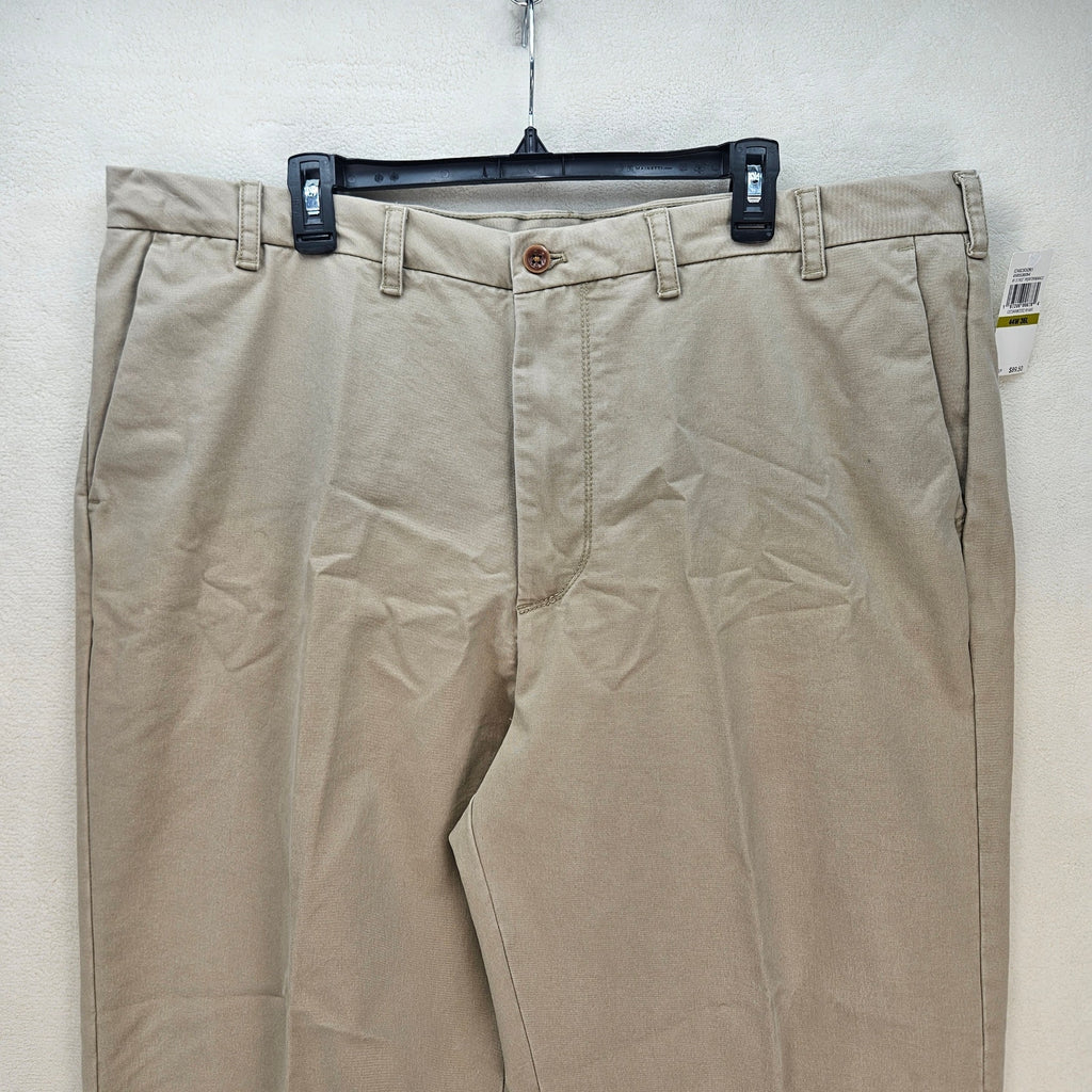 IZOD MEN'S 44X36 STRAIGHT PERFORMANCE STRETCH CEDERWOOD KHAKI NWT