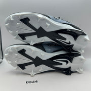 NIKE Men's 9 Alpha Menace 4 PRO Football Cleats Black/White FZ7702-005