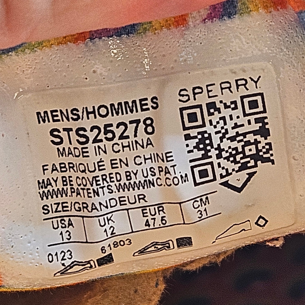 SPERRY X PFLAG MEN'S 13 CLOUD CVO PRIDE LOW TOP SNEAKER RARE NWOB STS25278 BLUE