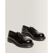DR MARTENS WOMEN'S 6 ANALINE 40717001 1461 ST BROGUE BLACK LOW STEEL TOE RARE