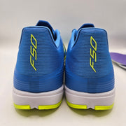 ADIDAS MEN'S 11.5 F50 LEAGUE INDOOR SOCCER SHOES BLUE NEON YELLOW NWOB JR8973