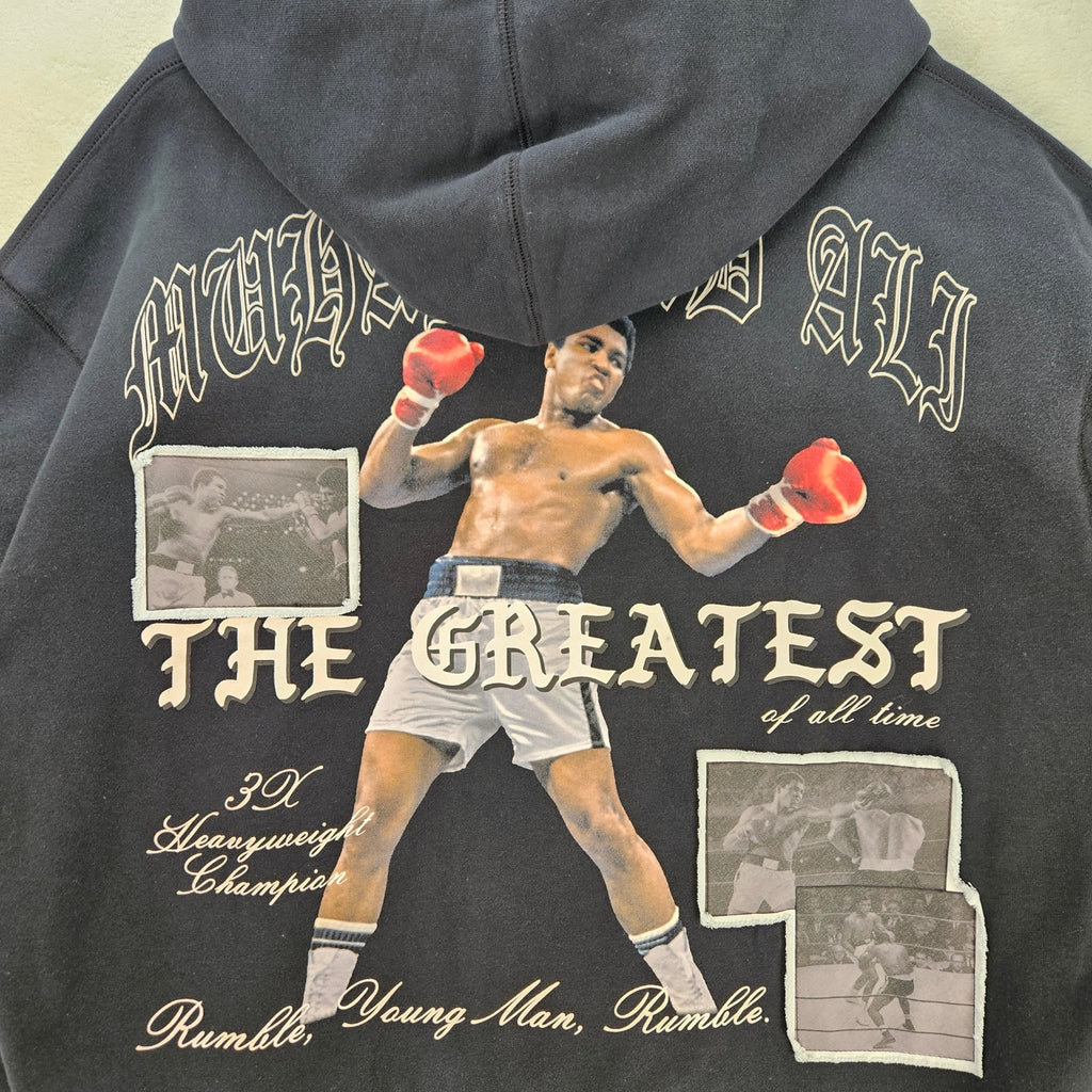 SHOE PALACE X MUHAMMAD ALI 3XL THE GREATEST OF ALL TIME GRAPHIC HOODIE BLK
