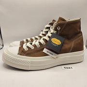 CONVERSE MEN'S 9 FIRST STRING BROWN VIBRAM ALL LEATHER CHUCK TAYLOR A17915C