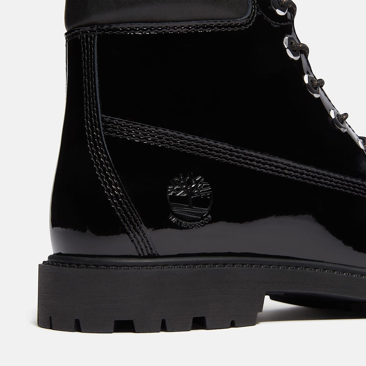 TIMBERLAND WOMEN'S 7.5 PATENT LEATHER PREMIUM 6-INCH WATERPROOF BOOT NIB