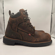 RED WING MEN'S 11.5 EE WIDE 415 DYNAFORCE 6 IN WP SOFT TOE WORK BOOTS BROWN NWOB