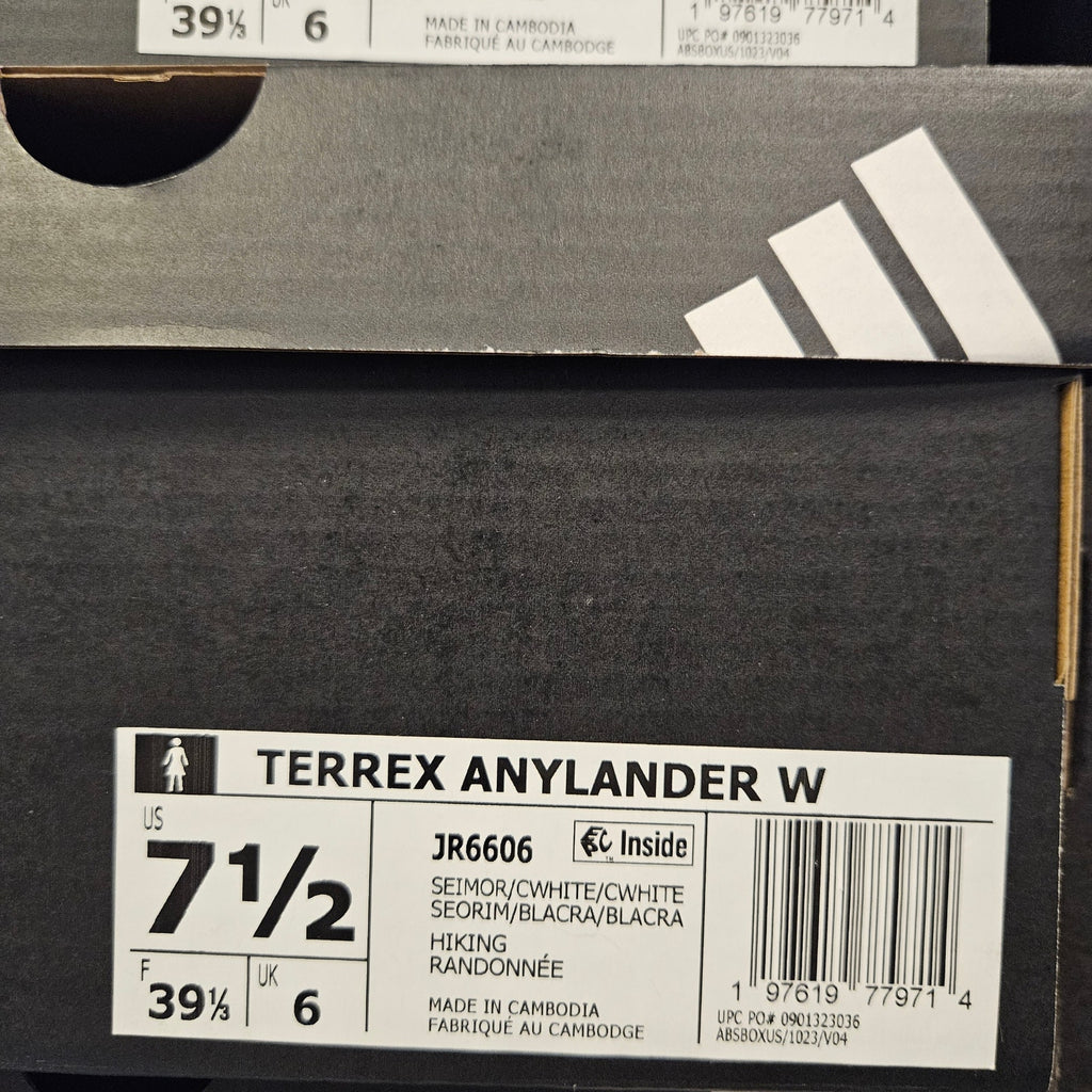 ADIDAS WOMEN'S 7.5 TERREX ANYLANDER JR6606 BLUE WHITE NIB