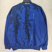 TIMBERLAND X A COLD WALL MEN'S LARGE BRIGHT BLUE $450 CREWNECK SWEATSHIRT