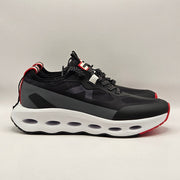 HUNTER WOMEN'S 6.5 GINNY CASUAL LACE-UP SNEAKERS BLACK WATER RESISTANT