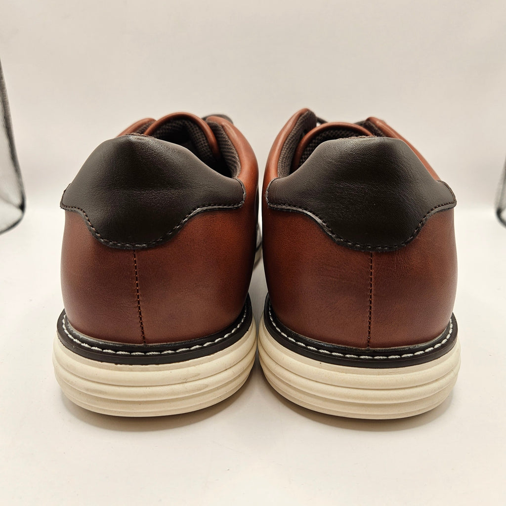 PERRY ELLIS MEN'S 12 PORTFOLIO HAMILTON BROWN OXFORD DRESS SHOES NWOB
