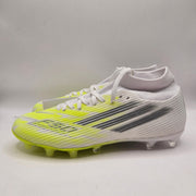 ADIDAS WOMEN'S 7.5 F50 SPARKFUSION LEAGUE SOCCER CLEATS FG AG WHITE NWOB JP8350
