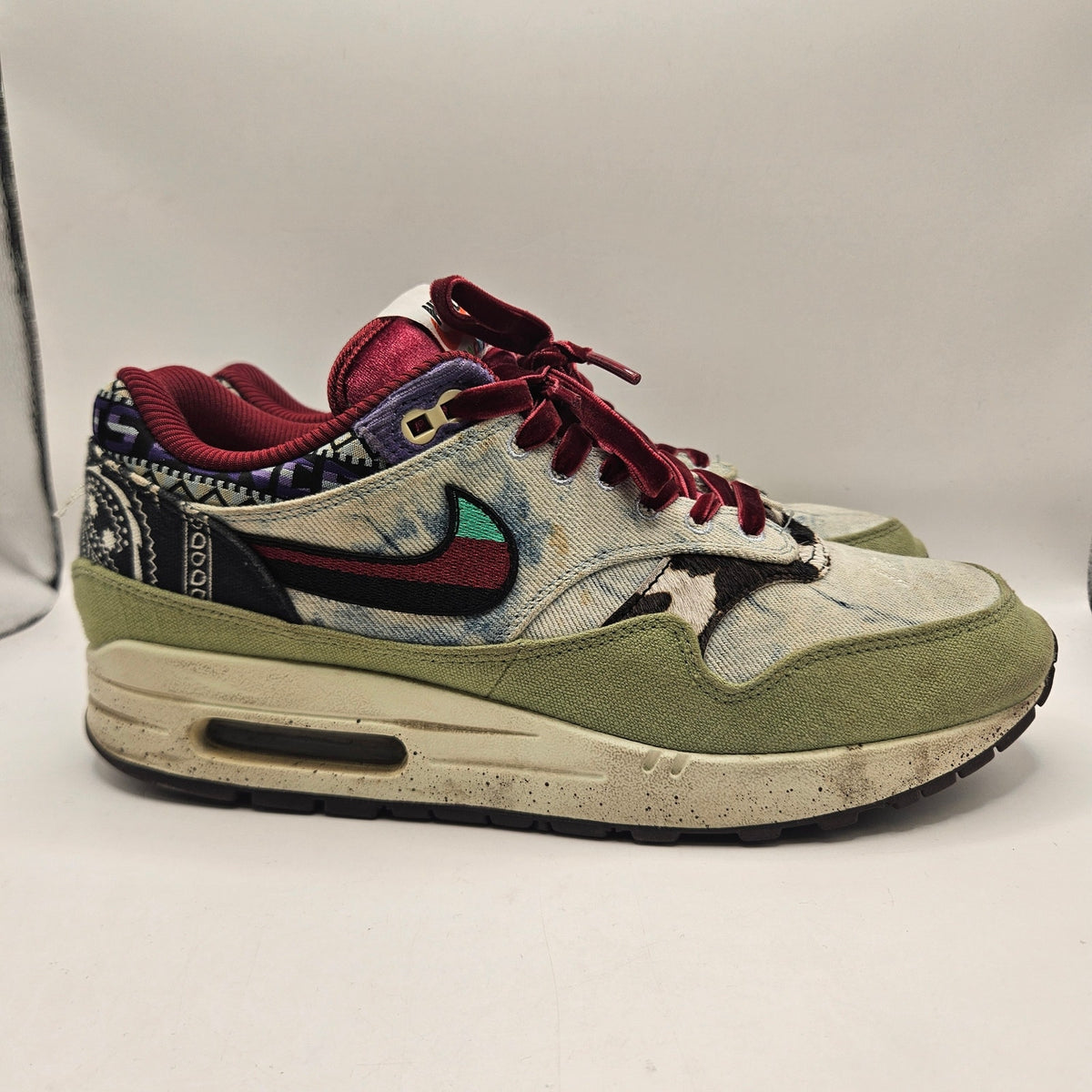NIKE MEN'S 9.5 AIR MAX 1 SP X CONCEPTS MELLOW 2022 LOW TOP SNEAKER DN1803-300