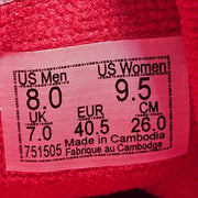 VANS WOMEN'S 9.5 SPORT PINK BLUE SUEDE GUM SOLD LOW TOP SKATE SNEAKER