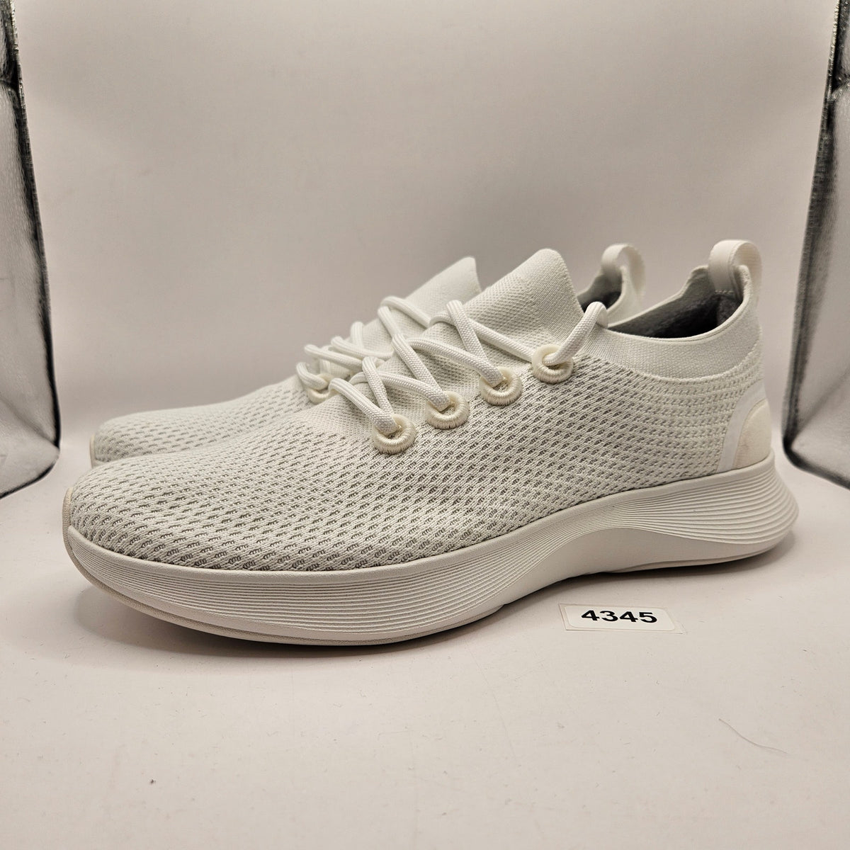 ALLBIRDS MEN'S 12.5 BLIZZARD WHITE DASHER NZ SNEAKERS A12445