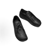 ECCO AT. KOLLEKTIVE MEN'S 46 BLACK LEATHER JOKE LACE SHOE NIB 39059490000