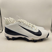 NIKE MEN'S 10 ALPHA FASTFLEX FOOTBALL CLEATS WHITE NAVY FN0028-104 NWOB