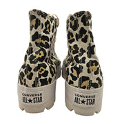 CONVERSE WOMEN'S CHUCK TAYLOR ALL STAR LUGGED HI CHEETAH WHITE BLACK 571250C