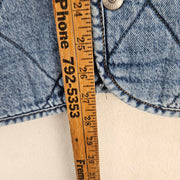 LEVIS MEN'S XXL REVERSIBLE JACKET DENIM FLANNEL ENGINEER CARDIGAN NWOT
