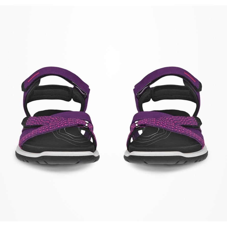 ECCO WOMEN'S 41 OFFROAD ROAM NUBUCK OUTDOOR SANDAL PURPLE NIB 85330361249