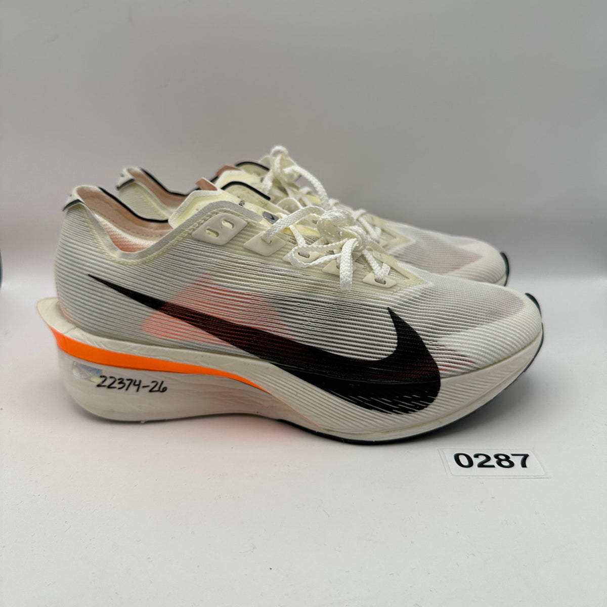 NIKE Women's 8 ZoomX Vaporfly Next% 4 Sail Orange Running HF6411-100