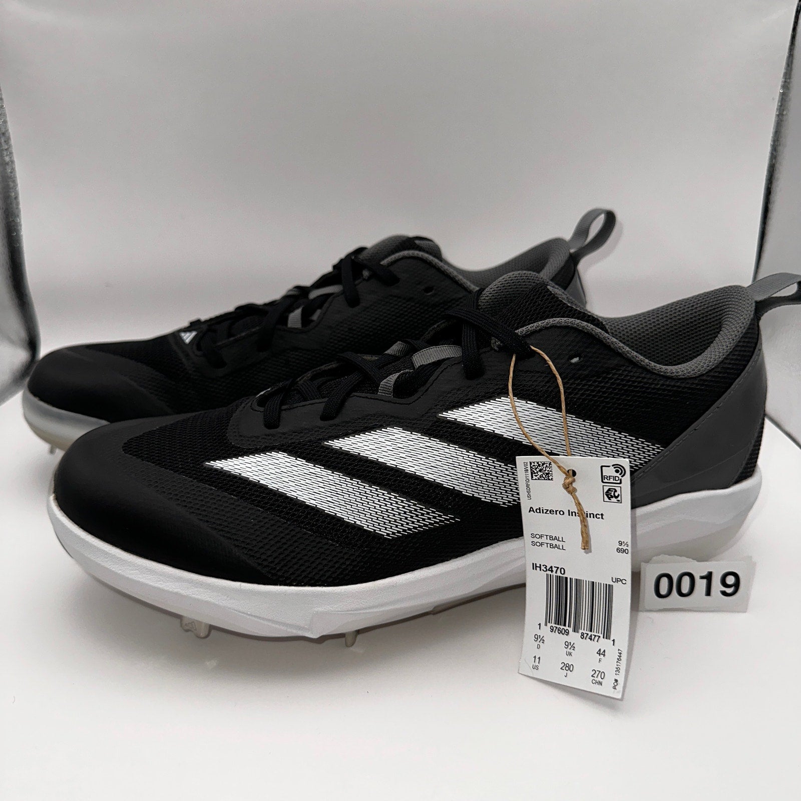 Adidas IH3470 Womens sz 11 Softball Shoes Adizero Instinct