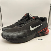 NIKE MEN'S 13 AIR MAX PHOENIX BLACK METALLIC SILVER RED FZ5307-003 NWOB