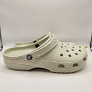 CROCS M9 W11 CLASSIC CLOG WHITE BONE UNISEX COMFORT CASUAL SHOES NWT