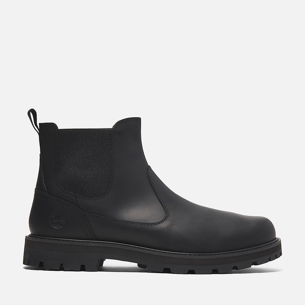 TIMBERLAND MEN'S 7 BRITTON ROAD MID CHELSEA BOOT BLACK FULL GRAIN NIB