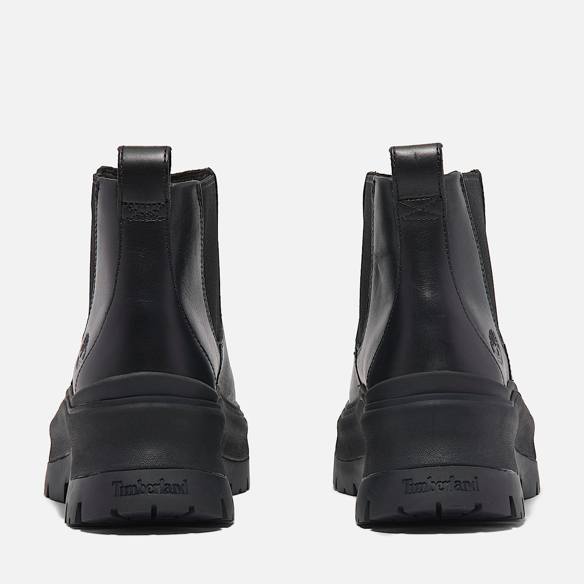 TIMBERLAND WOMEN'S 8.5 ROXIE LANE MID CHELSEA BOOT BLACK FULL GRAIN NIB