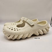 CROCS WOMEN'S 8 ECHO MARY JANE CLOG BONE WHITE 211996-2MD TERRAIN