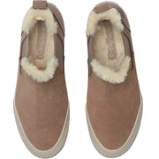 TIMBERLAND WOMEN'S 5.5 SKYLA BAY 2.0 MID WARM LINED SNEAKER TAUPE SUEDE NIB