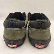 VANS MEN'S 8 ROWAN SKATE SHOES OLIVE GREEN BLACK NWOB