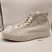 CONVERSE MEN'S 11 FIRST STRING CHUCK TAYLOR PREMIUM LEATHER WHITE HI A14281