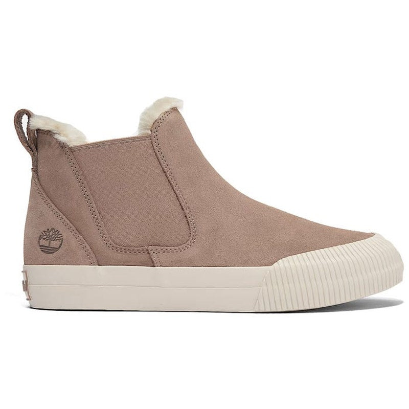 TIMBERLAND WOMEN'S 9.5 SKYLA BAY 2.0 MID WARM LINED SNEAKER TAUPE SUEDE NIB