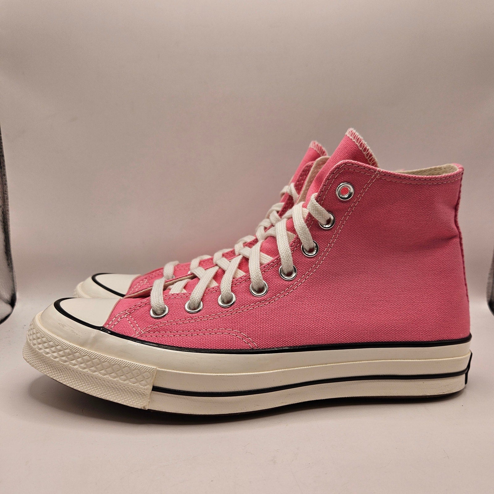 CONVERSE MEN'S 8.5 CHUCK 70 PINK HIGH TOP SNEAKER CANVAS A08184F NWOB