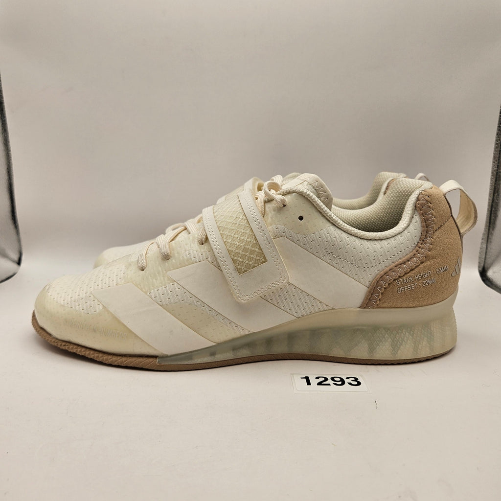 ADIDAS MEN'S 10 ADIPOWER III WEIGHTLIFTING SHOES WARM SANDSTONE IH8235