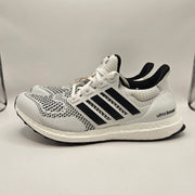 ADIDAS MEN'S 9.5 ULTRABOOST 1.0 WHITE BLACK RUNNING SHOES JR1987