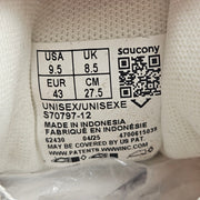 SAUCONY UNISEX 9.5 PROGRID TRIUMPH 4 CREAM IVORY MESH RUNNING SHOES NWOB