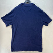 POLO RALPH LAUREN Men's XLT Navy Pocket Polo Terry Toweling