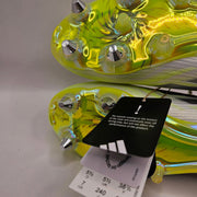 ADIDAS WOMEN'S 7 SPARKFUSION ELITE SOCCER CLEATS FG/AG JR8898 WHITE YELLOW