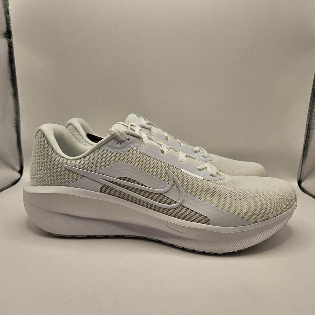 NIKE MEN'S 11 DOWNSHIFTER 13 WHITE WOLF GREY FD6454-100 NWOB