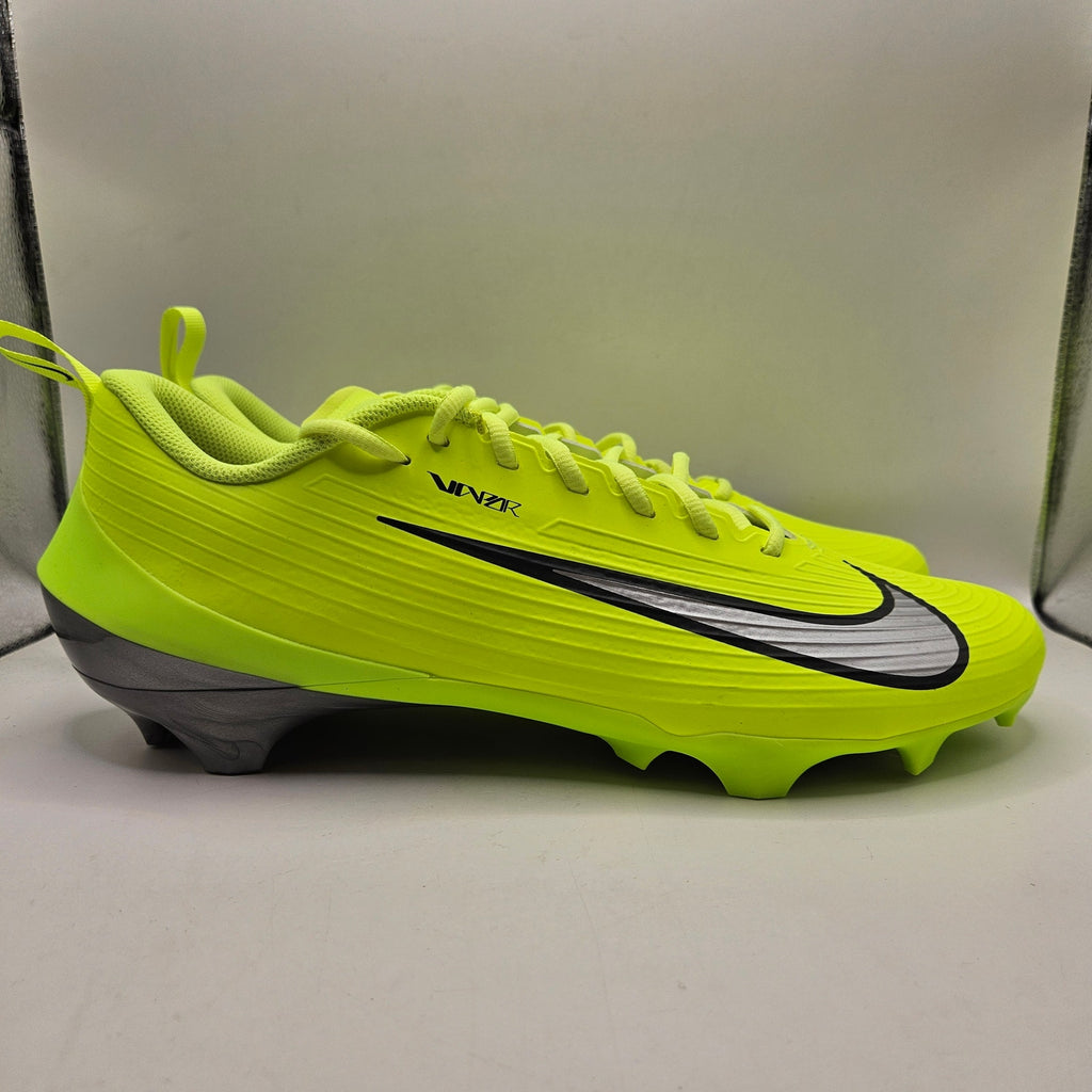 NIKE MEN'S 14.5 VAPOR SPEED 3 FOOTBALL CLEATS VOLT/SILVER IQ5164-700 NWOB