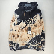PRPS MEN'S MEDIUM TIE DYE PULLOVER HOODIE FLEECE DIRTY BOBA
