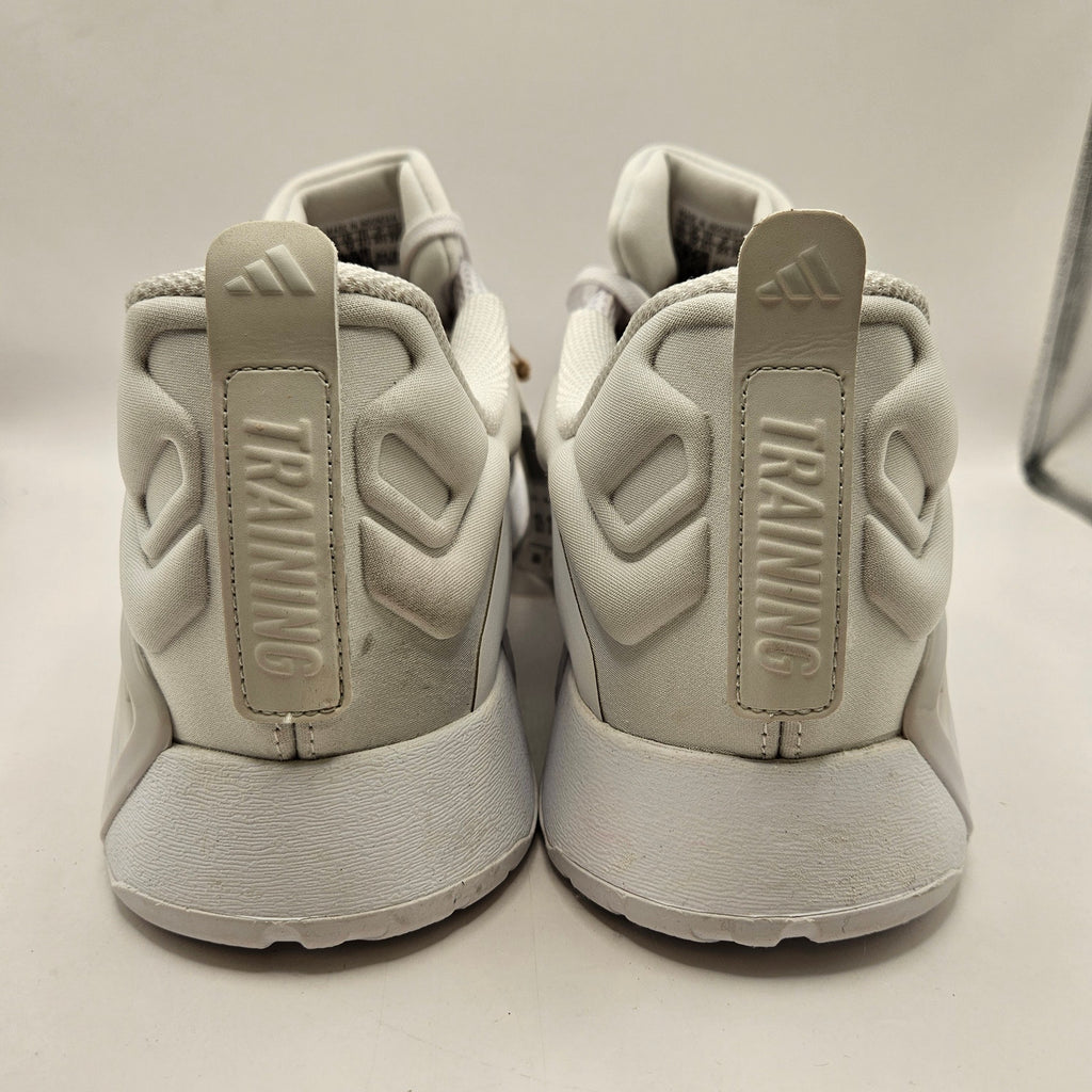 ADIDAS MEN'S 12.5 DROPSET 3 TRAINING WHITE ATHLETIC SHOES LOW TOP IH8289 NWOB