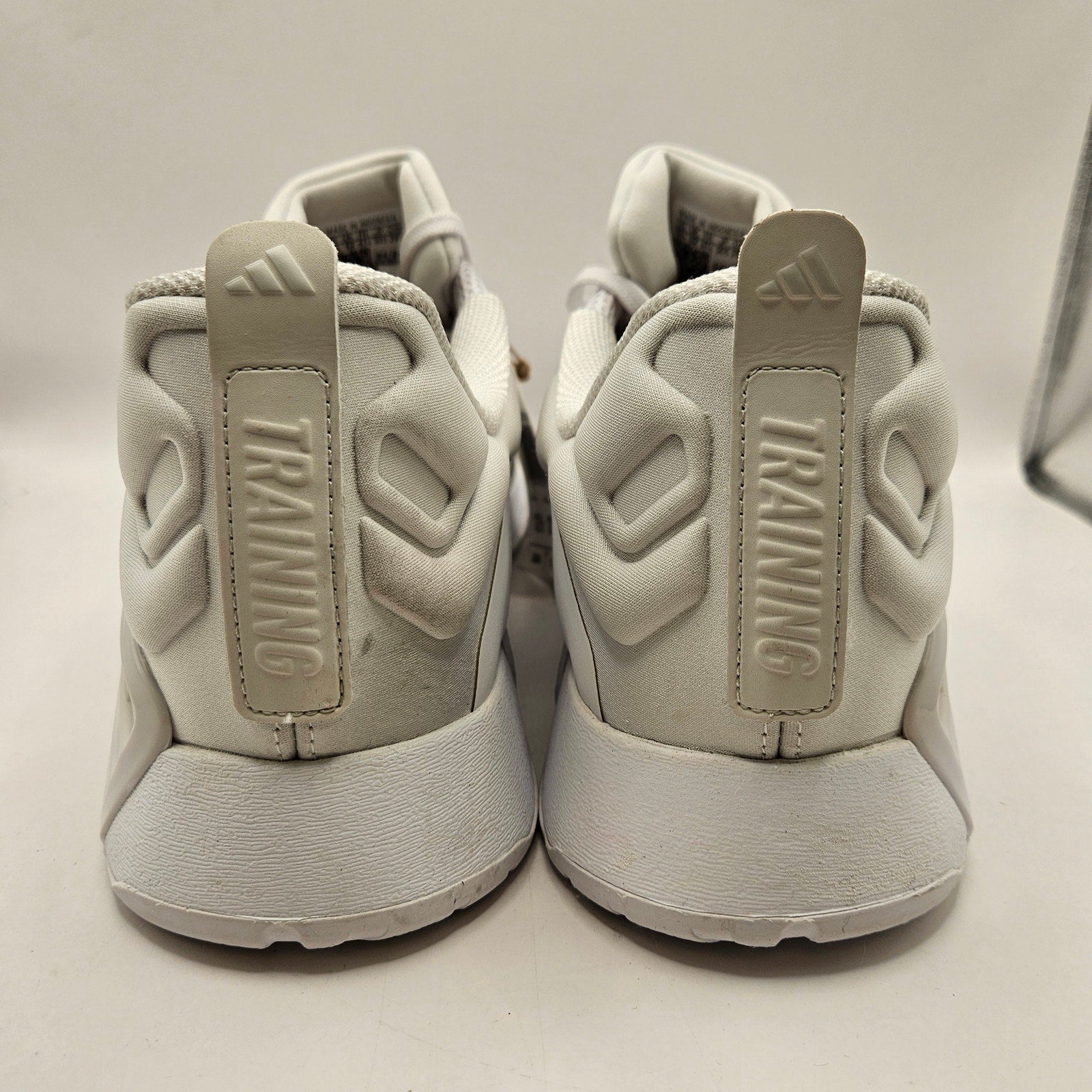 ADIDAS MEN'S 12.5 DROPSET 3 TRAINING WHITE ATHLETIC SHOES LOW TOP IH8289 NWOB