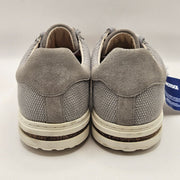 BIRKENSTOCK MEN'S 9 BEND LOW LIGHT GREY TEXTILE LOW TOP SNEAKER MADE IN GERMANY