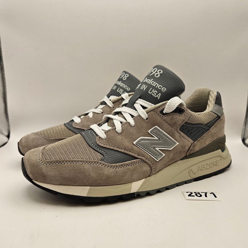 NEW BALANCE MEN'S 9 MADE IN USA 998 CORE ATHLETIC RUNNING SHOES NWOB U998GR