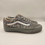 VANS WOMEN'S 7 OLD SKOOL LOW TOP SNEAKER TWEED FROST GRAY LX NWOB