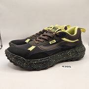 VANS MEN'S 8.5 CROSSPATH LOW MTE BLACK BROWN HIKING TRAIL SNEAKER SHOES
