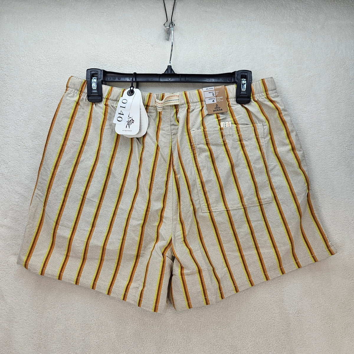 PRANA WOMEN'S MEDIUM INDIO HERITAGE SHORT CARGO STYLE YARROW NWT