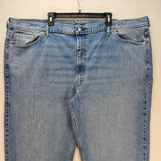 LEVI'S MEN'S 52X34 550 RELAXED FIT CLIF LIGHT WASH JEANS STRETCH NWOT